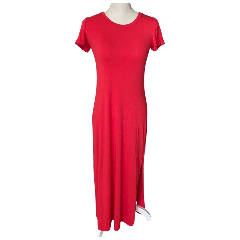 C&C California red maxi dress size S